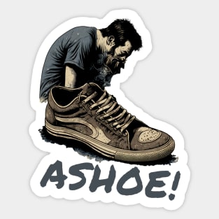 Ashoe Sneezing Shoe Sticker